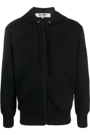 Comme des Garçons X the Artist Invader pixelated-appliqu?? hoodie