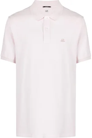 C.P. Company Logo-patch piqué polo shirt