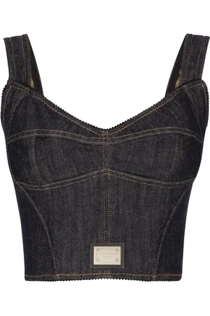 Dolce & Gabbana Logo-appliqu?? cotton-blend top