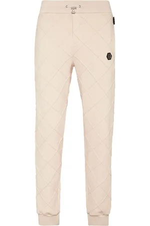 Philipp Plein Logo-appliqué quilted track pants