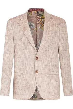 Etro M??lange-effect single-breasted blazer