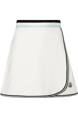 Moncler Logo-appliqu?? wrap tennis skirt