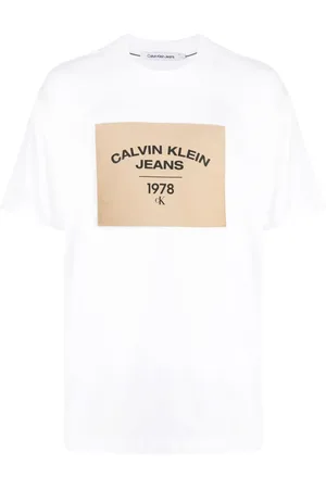 Calvin Klein Logo-appliqué cotton T-shirt