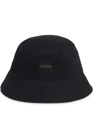 HUGO BOSS Logo-appliqu?? cotton bucket hat
