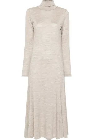 Ralph Lauren Mélange-effect maxi dress