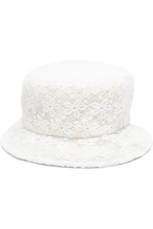 MONNALISA Floral macramé bucket hat
