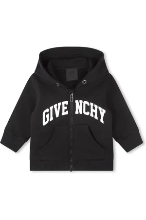 Givenchy Kids logo-appliqué marl-knit Jumper - Farfetch