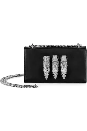 Philipp Plein Skull-appliqu?? leather shoulder bag