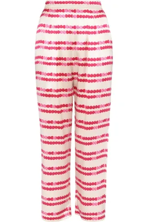 ERES Roméo heart-print silk pyjama trousers