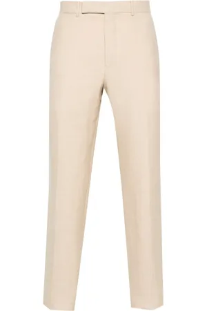 Ermenegildo Zegna Mélange interlock-twill trousers