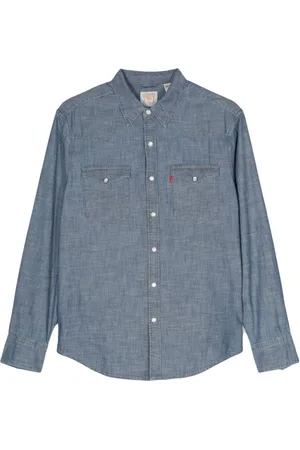 Indigo Classic Western Denim Shirt