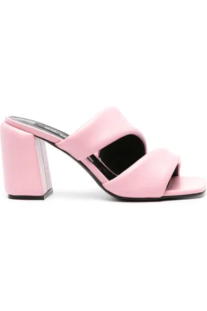 Sergio Rossi 80mm leather sandals