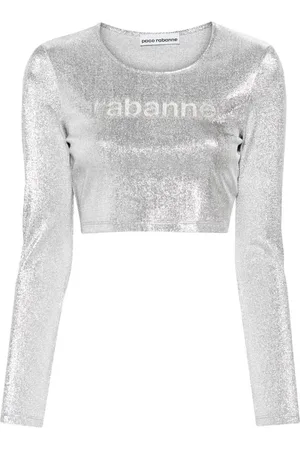 Rabanne Embellished Cropped Top - Farfetch