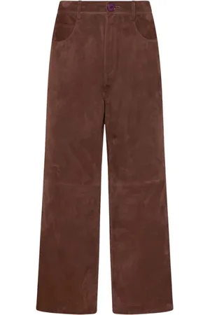 Leather Pants in the color Brown for men - Shop your favorite