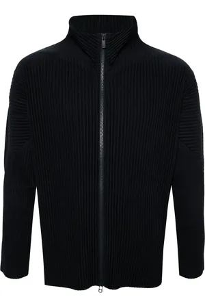 Issey Miyake Zip-up plissé jacket