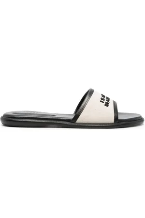 Isabel Marant Vikee embroidered-logo sandals