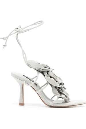 SENSO Karli 90mm floral-appliqu?? sandals