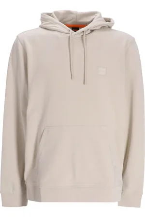 HUGO BOSS Logo-appliqué cotton hoodie