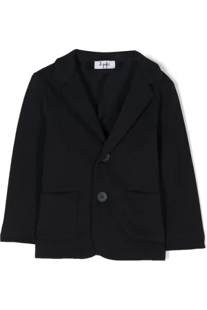 Il gufo Piqué-weave blazer