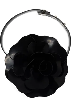 Serafini Floral-appliqué choker necklace
