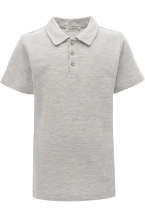 M. Moustache Mélange-effect polo shirt