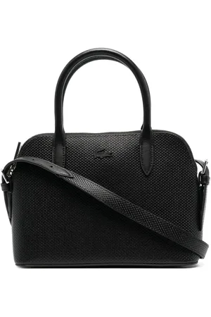 Lacoste Chantaco piqué leather mini tote bag