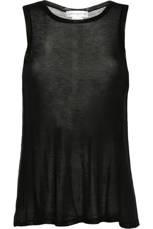 Victoria Beckham Mélange lyocell tank top