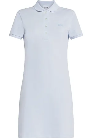 Lacoste Logo-appliqué cotton polo dress