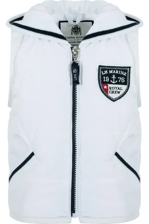 Lapin House Logo-appliqu?? padded gilet