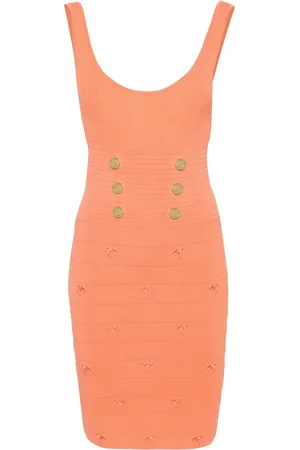 Pinko Ribbed-knit mini dress