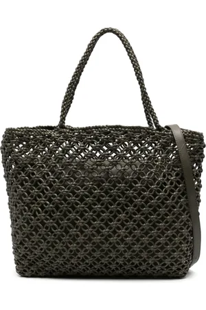 Officine creative Susan 02 macramé-effect tote bag