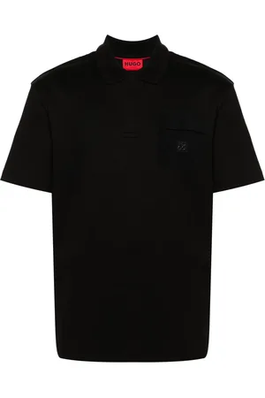 HUGO BOSS Appliqué-logo cotton polo shirt