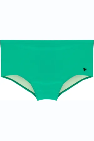 AMIR SLAMA Logo-appliqu?? swimming trunks