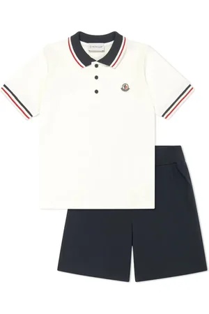 Moncler Logo-appliqu?? cotton shorts set