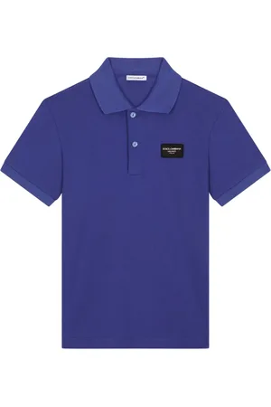 Dolce & Gabbana Logo-appliqué cotton polo shirt