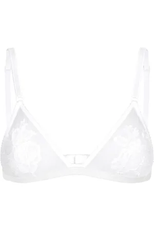 Organic Cotton Lace Triangle Padded Bralette