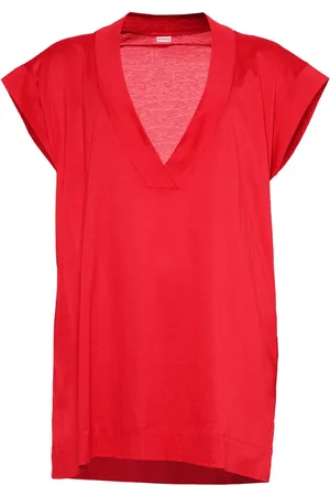 ERES Ren??e V-neck cotton T-shirt