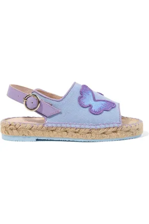 SOPHIA WEBSTER Butterfly-appliqu?? slingback espadrilles