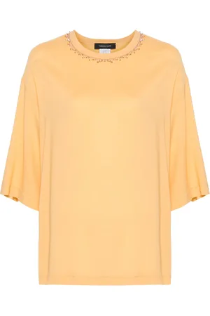 Fabiana Filippi Sablé bead-embellished T-shirt
