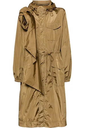 Simone Rocha Rose-appliqu?? utility tech parka