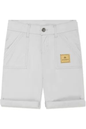 Aigner Logo-appliqué cotton shorts