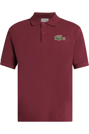 Lacoste Alligator logo appliqué polo shirt