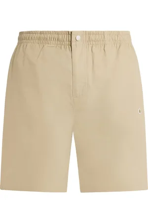 Lacoste Logo-appliqué poplin shorts
