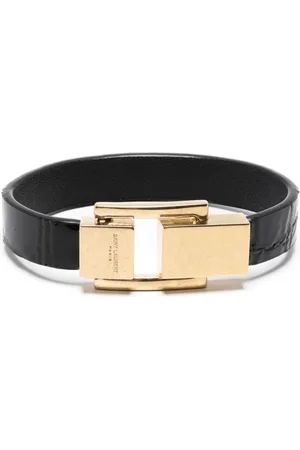 Saint Laurent Le Carré leather bracelet