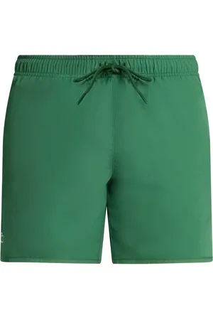 Lacoste Logo-appliqué drawstring swim shorts