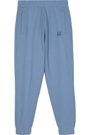 Maison Kitsuné Fox-appliqué cotton track pants