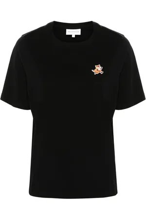 Maison Kitsuné Speedy Fox-appliqu?? T-shirt