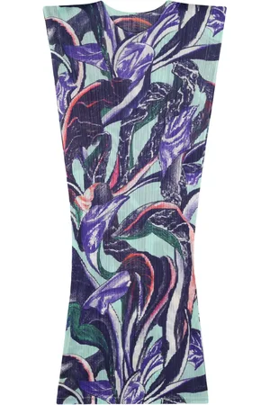 PLEATS PLEASE ISSEY MIYAKE Tardivo plissé midi dress
