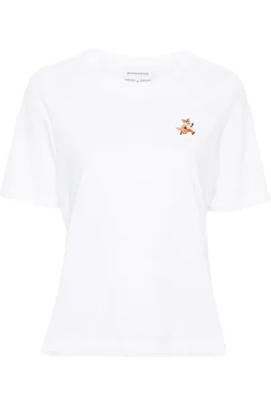 Maison Kitsuné Speedy Fox-appliqué T-shirt