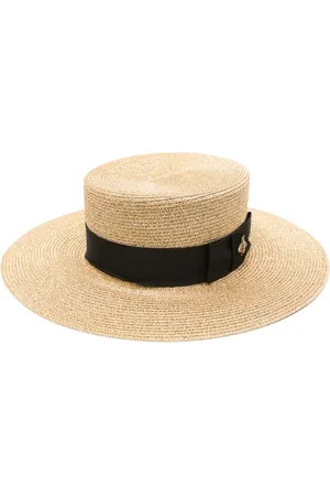 Gucci Bee-detail lam?? boater hat